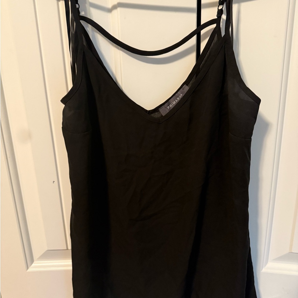 Primark Black Backless Sleeveless Camisole